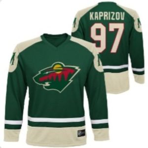 NHL MINNESOTA WILD BOYS JERSEY NWT